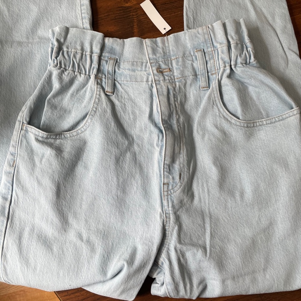 Madewell Paperbag Classic Straight Jeans